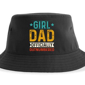 Girl Dad Outnumbered Proud FatherS Day Unique Gift Idea Sustainable Bucket Hat