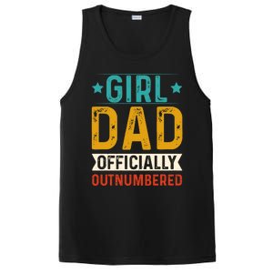 Girl Dad Outnumbered Proud FatherS Day Unique Gift Idea PosiCharge Competitor Tank