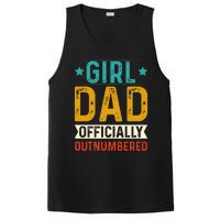 Girl Dad Outnumbered Proud FatherS Day Unique Gift Idea PosiCharge Competitor Tank