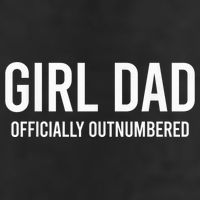 Girl Dad Officially Outnumbered Funny Cool Comfort Performance Bucket Hat