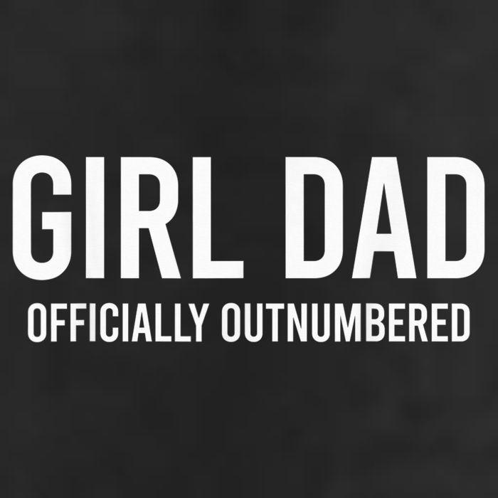 Girl Dad Officially Outnumbered Funny Cool Comfort Performance Bucket Hat