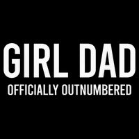Girl Dad Officially Outnumbered Funny Cooling Performance Crew T-Shirt