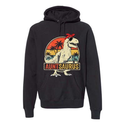 Granny Dinosaur Of The Birthday Matching Family Vneck Premium Hoodie