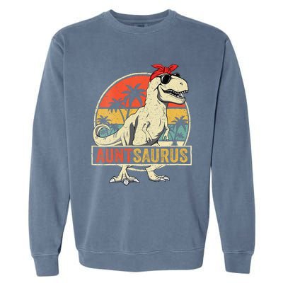 Granny Dinosaur Of The Birthday Matching Family Vneck Garment-Dyed Sweatshirt