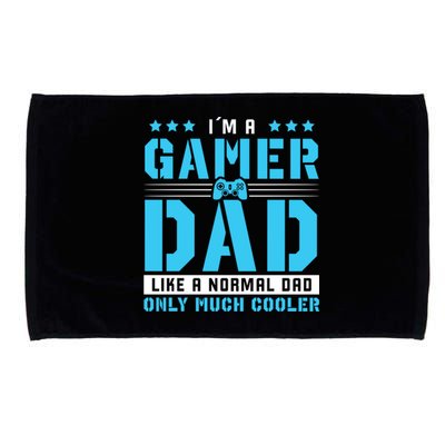 Gamer Dad Only Much Cooler For Gaming Dad Meaningful Gift Microfiber Hand Towel