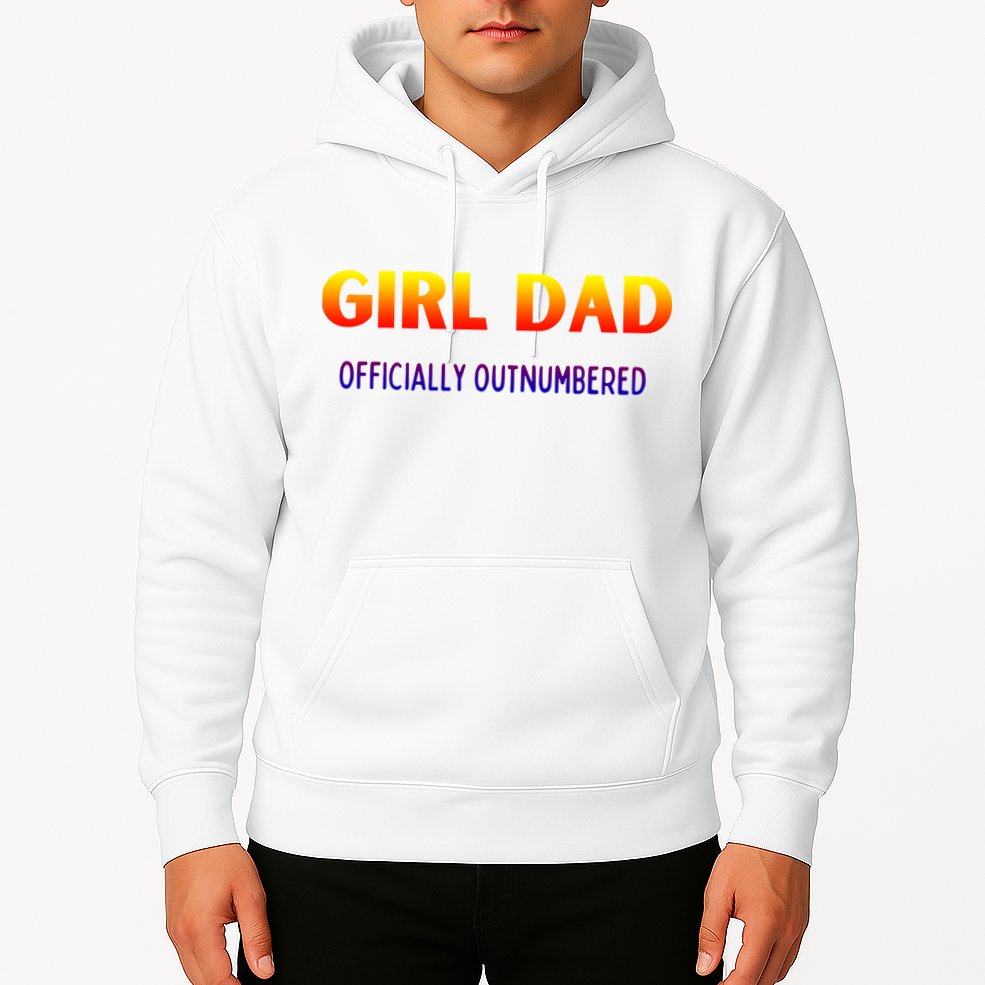 Girl Dad Officially Outnumbered Gift Hoodie