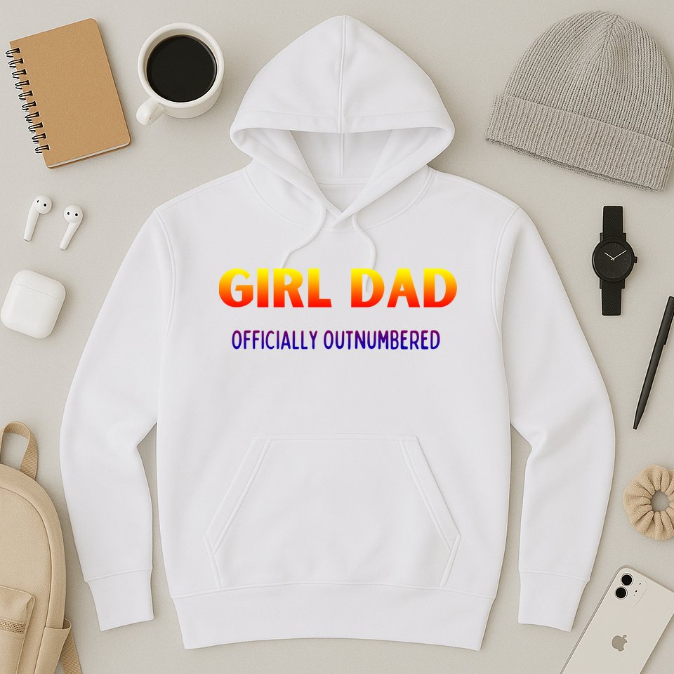 Girl Dad Officially Outnumbered Gift Hoodie