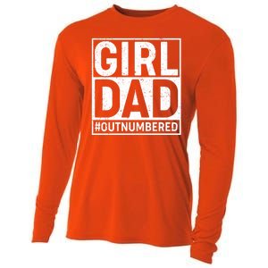 Girl Dad #OutNumbered Cooling Performance Long Sleeve Crew