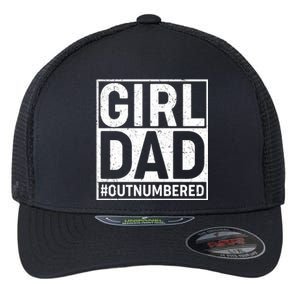 Girl Dad #OutNumbered Flexfit Unipanel Trucker Cap