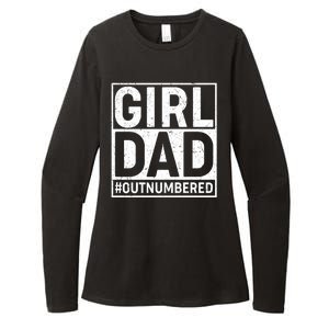 Girl Dad #OutNumbered Womens CVC Long Sleeve Shirt