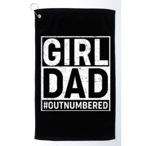 Girl Dad #OutNumbered Platinum Collection Golf Towel