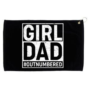 Girl Dad #OutNumbered Grommeted Golf Towel