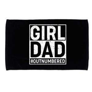 Girl Dad #OutNumbered Microfiber Hand Towel