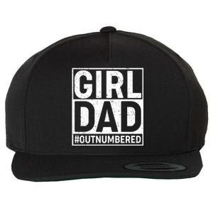 Girl Dad #OutNumbered Wool Snapback Cap