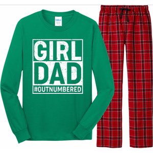 Girl Dad #OutNumbered Long Sleeve Pajama Set