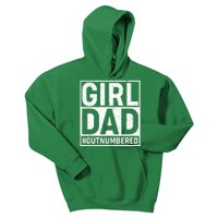 Girl Dad #OutNumbered Kids Hoodie