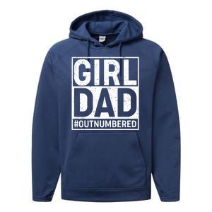 Girl Dad #OutNumbered Performance Fleece Hoodie