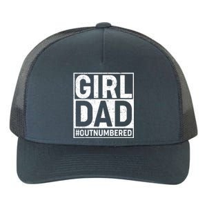 Girl Dad #OutNumbered Yupoong Adult 5-Panel Trucker Hat