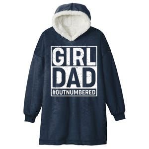 Girl Dad #OutNumbered Hooded Wearable Blanket