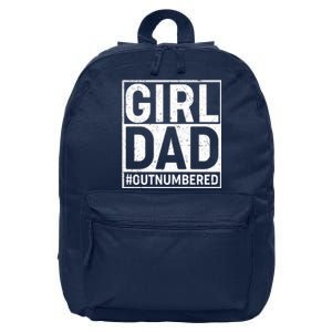 Girl Dad #OutNumbered 16 in Basic Backpack