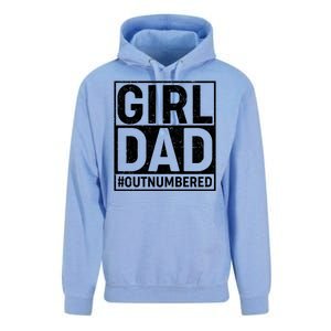 Girl Dad #OutNumbered Unisex Surf Hoodie