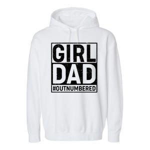 Girl Dad #OutNumbered Garment-Dyed Fleece Hoodie