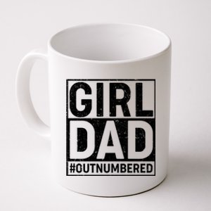 Girl Dad #OutNumbered Coffee Mug