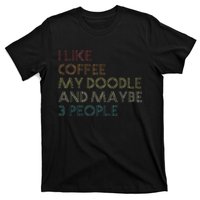 Goldendoodle Dog Owner Coffee Lovers Gift Vintage Retro T-Shirt