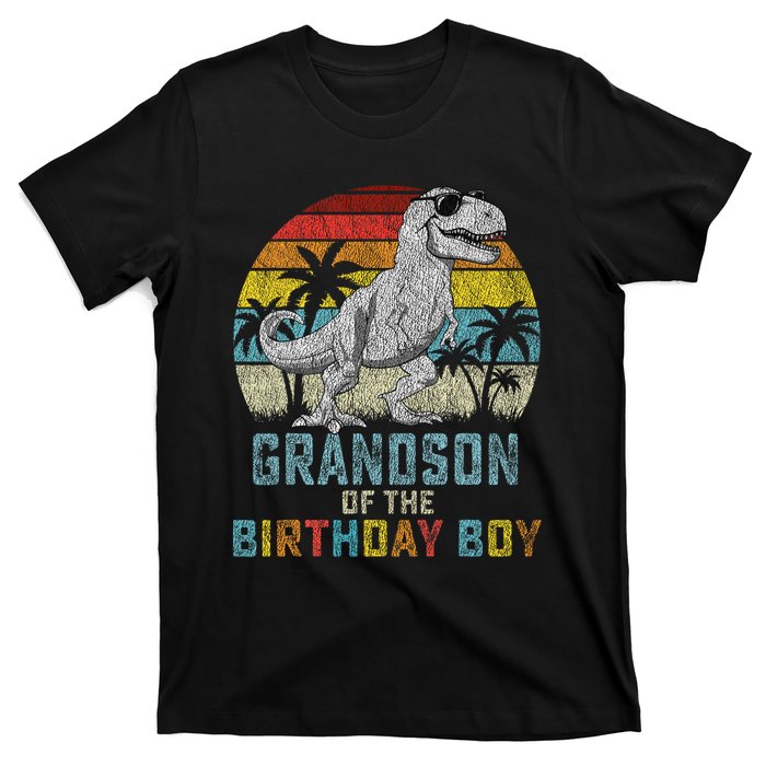 Grandson Dinosaur Of The Birthday Matching Family T-Shirt