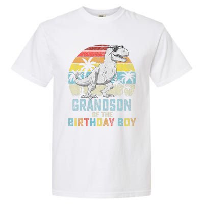 Grandson Dinosaur Of The Birthday Matching Family Garment-Dyed Heavyweight T-Shirt