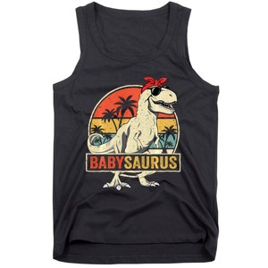 Granny Dinosaur Of The Birthday Matching Family Sweat Tank Top