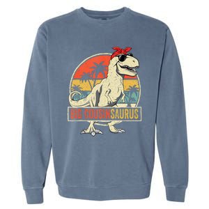 Granny Dinosaur Of The Birthday Matching Family Tank Top Garment-Dyed Sweatshirt