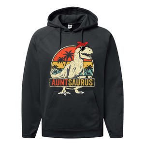 Granny Dinosaur Of The Birthday Matching Family Performance Fleece Hoodie