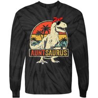 Granny Dinosaur Of The Birthday Matching Family Tie-Dye Long Sleeve Shirt