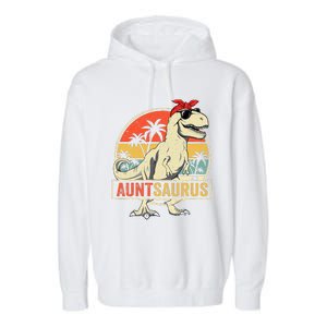 Granny Dinosaur Of The Birthday Matching Family Garment-Dyed Fleece Hoodie