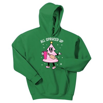 Groovy Dreaming Of A Pink Christmas Tree Cakes Xmas Pajamas Gift Kids Hoodie