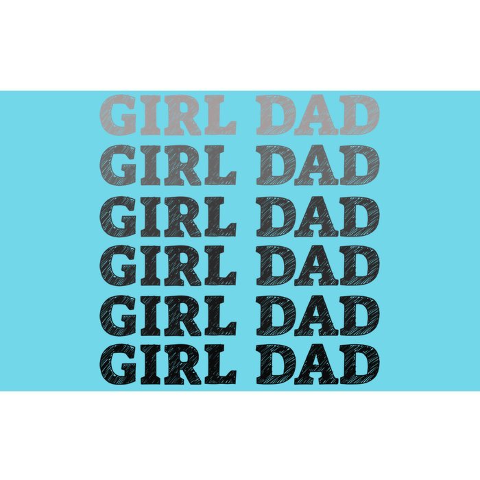 Girl Dad Outnumbered Proud New Father Gift Bumper Sticker