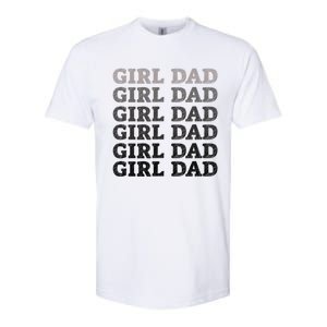 Girl Dad Outnumbered Proud New Father Gift Softstyle® CVC T-Shirt