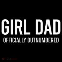 Girl Dad Officially Outnumbered Funny 16 in Basic Backpack