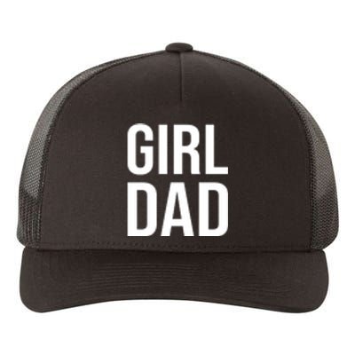 Girl Dad Pocket Print Daddy Papa Father's Day Yupoong Adult 5-Panel Trucker Hat