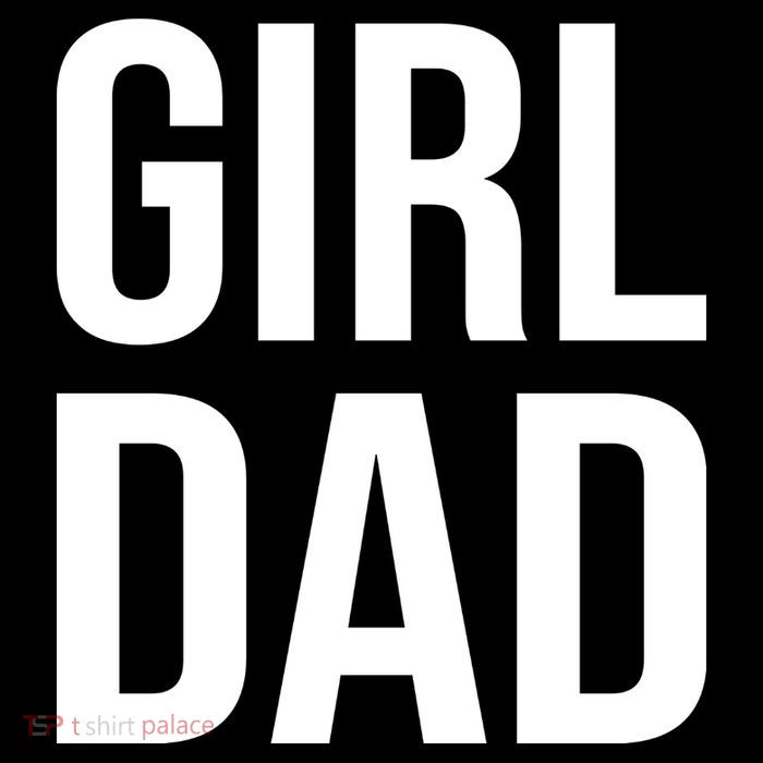 Girl Dad Pocket Print Daddy Papa Father's Day Tall T-Shirt