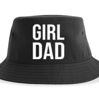 Girl Dad Pocket Print Daddy Papa Father's Day Sustainable Bucket Hat