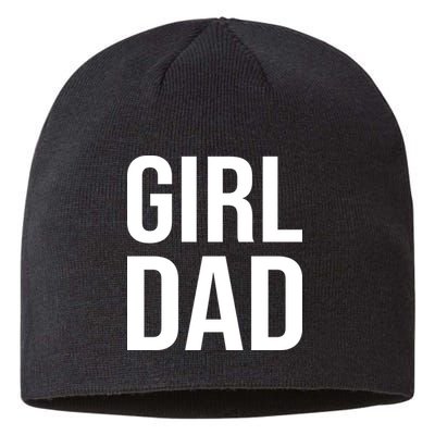 Girl Dad Pocket Print Daddy Papa Father's Day Sustainable Beanie