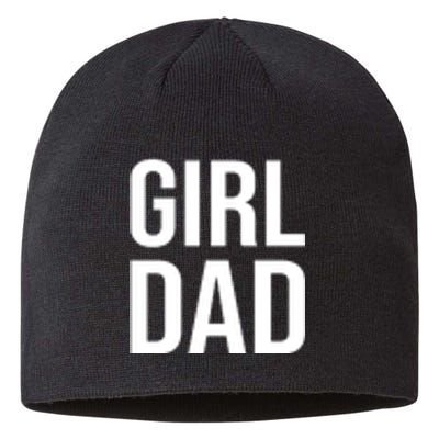 Girl Dad Pocket Print Daddy Papa Father's Day Sustainable Beanie