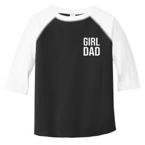 Girl Dad Pocket Print Daddy Papa Father's Day Toddler Fine Jersey T-Shirt