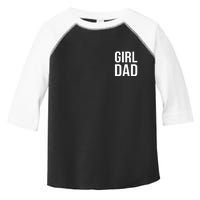 Girl Dad Pocket Print Daddy Papa Father's Day Toddler Fine Jersey T-Shirt