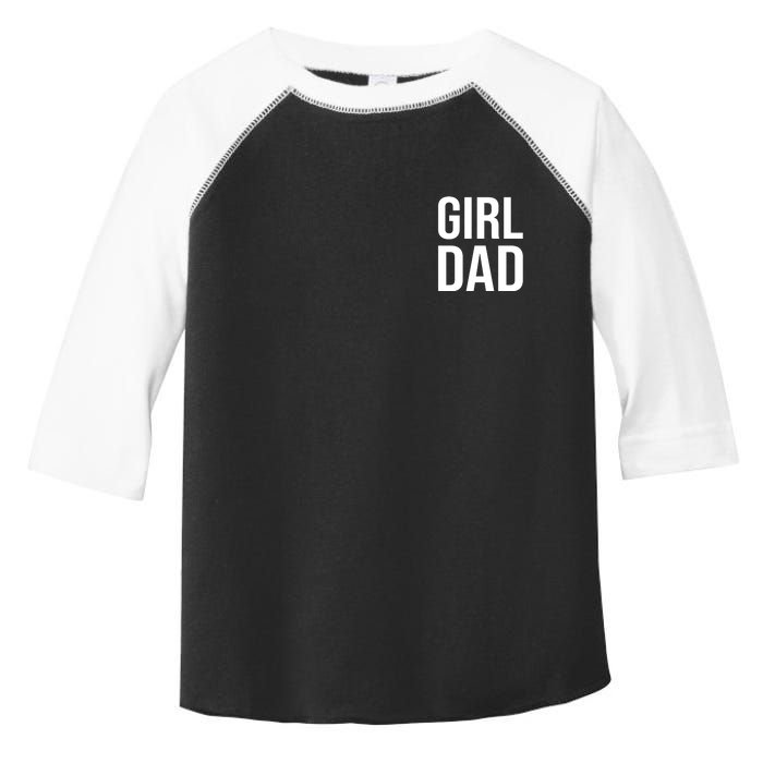 Girl Dad Pocket Print Daddy Papa Father's Day Toddler Fine Jersey T-Shirt