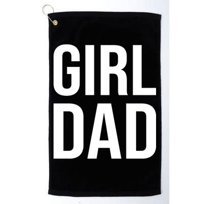 Girl Dad Pocket Print Daddy Papa Father's Day Golf Towel
