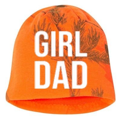 Girl Dad Pocket Print Daddy Papa Father's Day Kati - Camo Knit Beanie