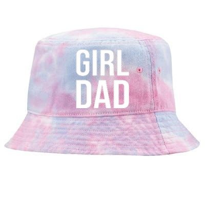 Girl Dad Pocket Print Daddy Papa Father's Day Tie-Dyed Bucket Hat